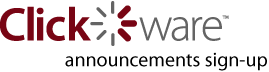 Clickware Anouncements Sign-Up